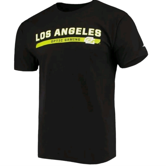 OpTic Gaming Los Angeles Black Tee T-Shirt Call of Duty League Men's XL & Large - Picture 2 of 3